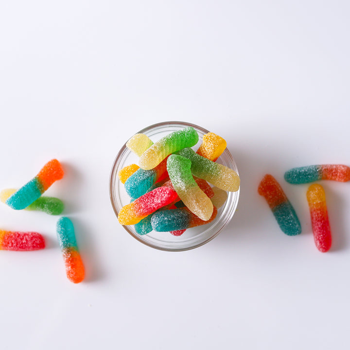 Assorted Sour Gummy Worms