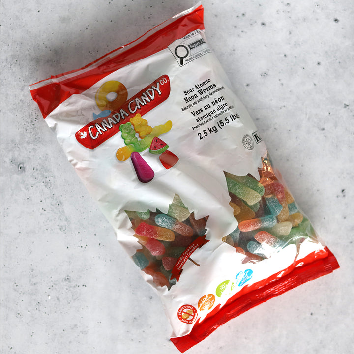 Assorted Sour Gummy Worms